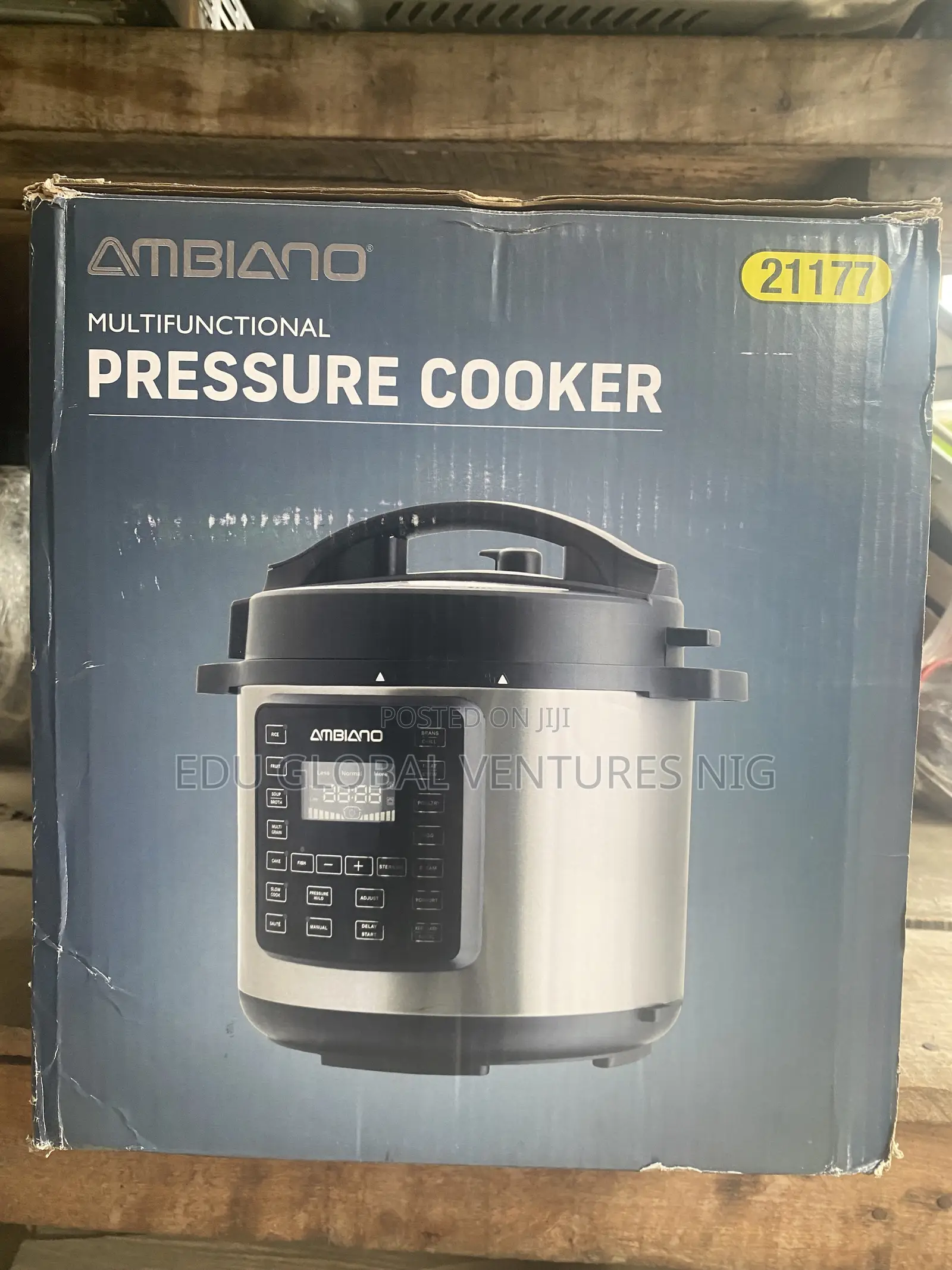 Ambiano 15 in 1 Professional 6litres Pressure Cooker 1000watts