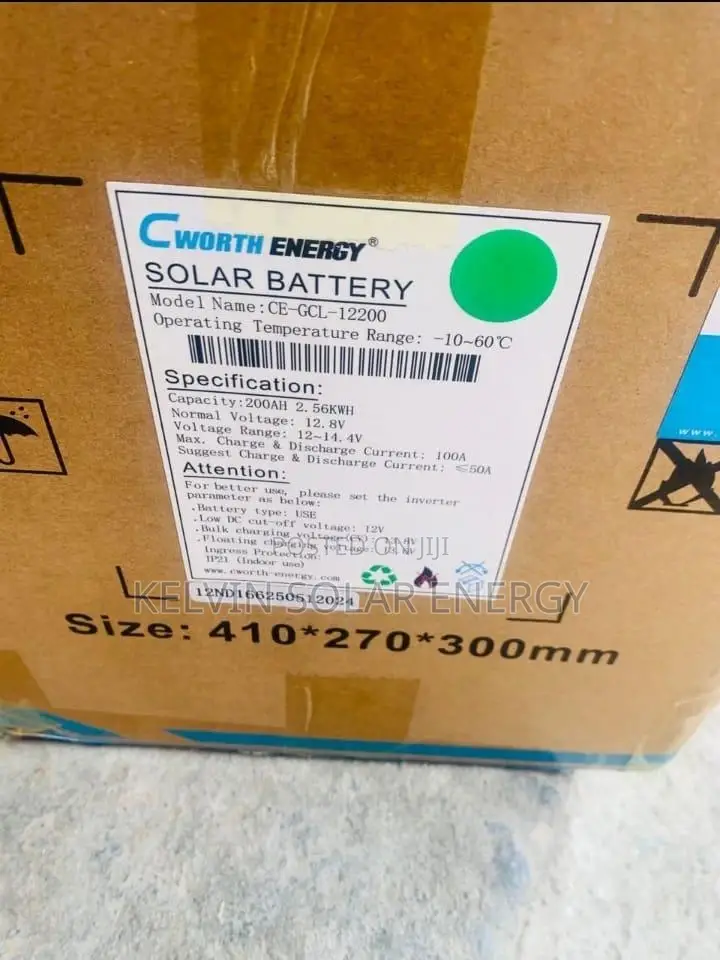 Cworth Lithium Ion Battery 2.56kwh and 3.84kwh