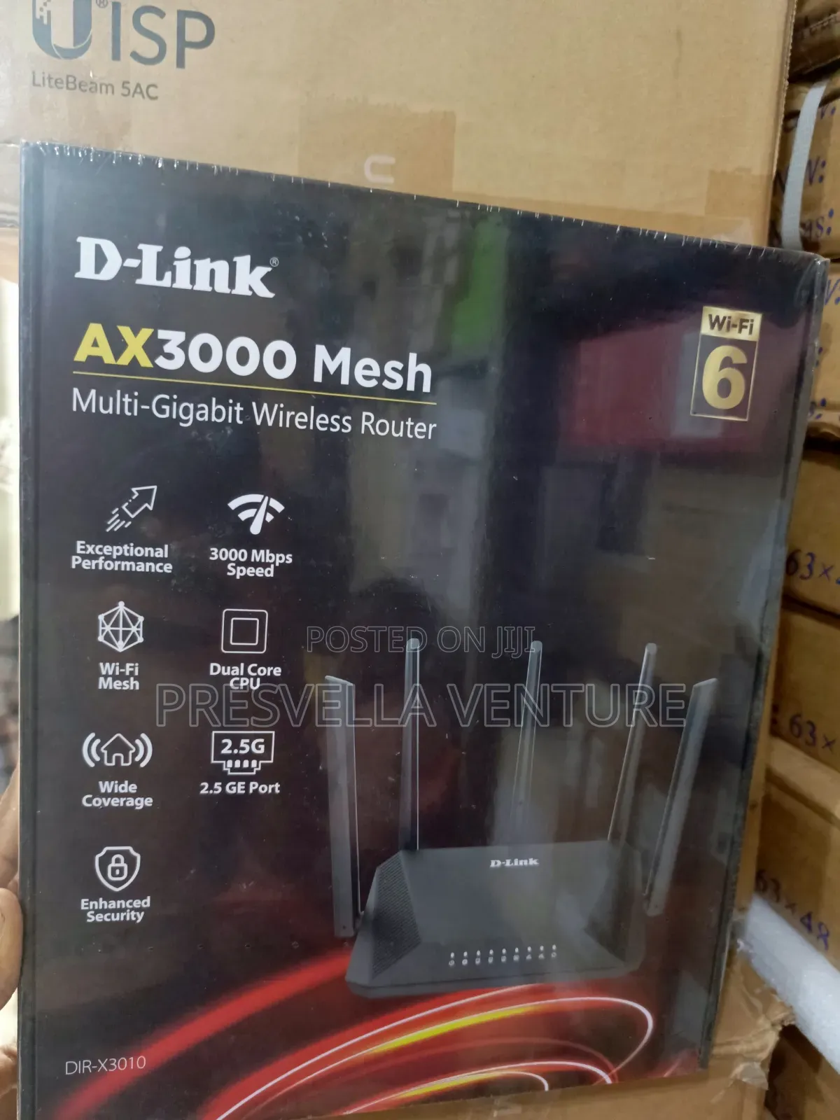 D-Link Ax3000 Mesh Wifi 6 Multi Gigabit Wireless Router