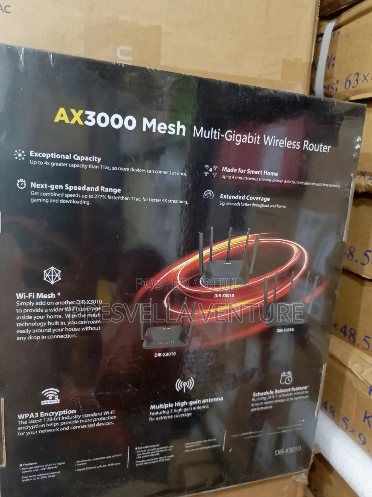 D-Link Ax3000 Mesh Wifi 6 Multi Gigabit Wireless Router