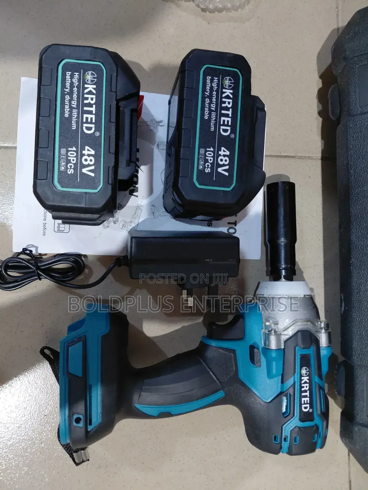48 Volt Krted Rechargable Heavy Duty Impact Wrench