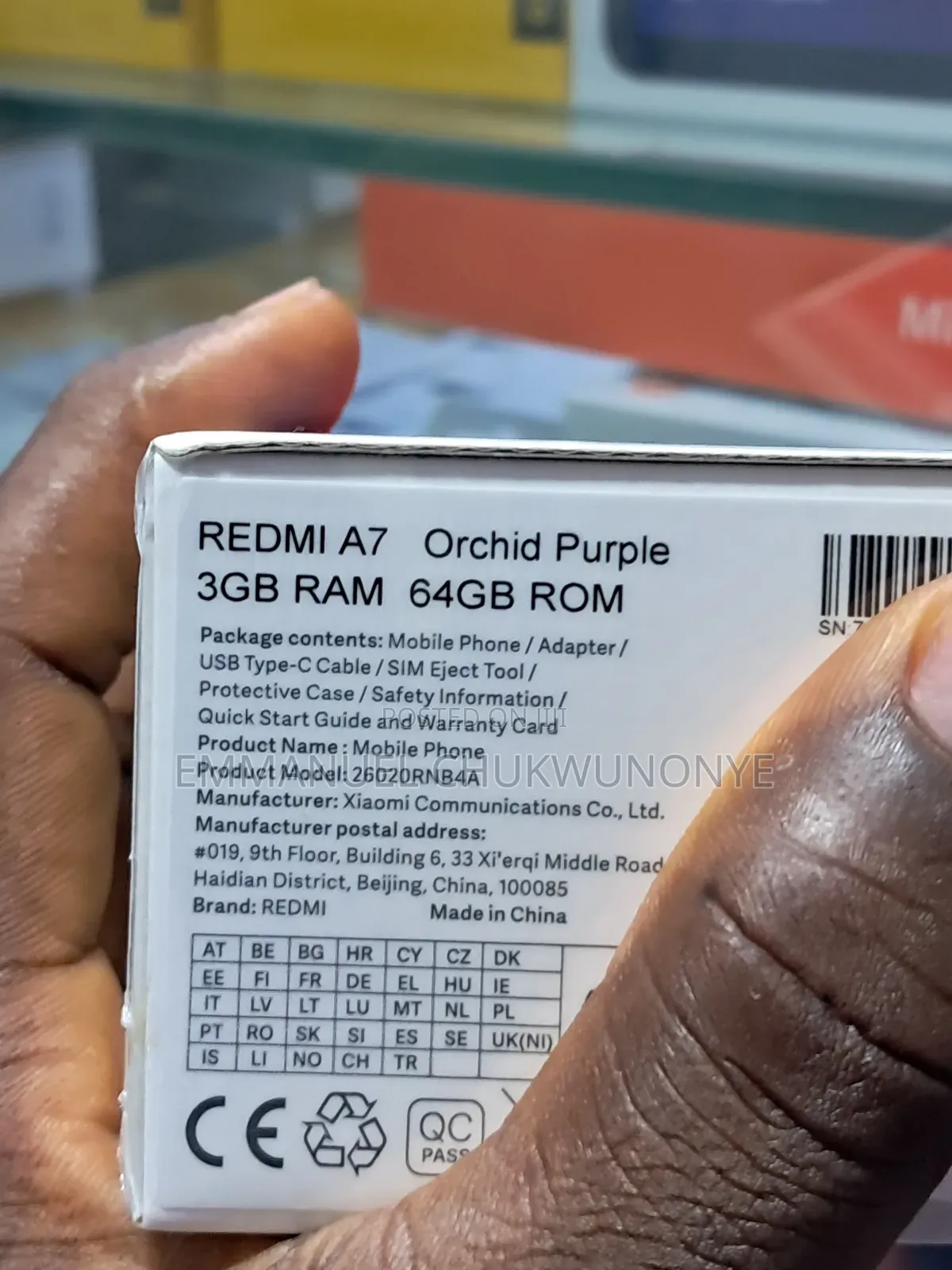 New Xiaomi Redmi A3 64 GB Black