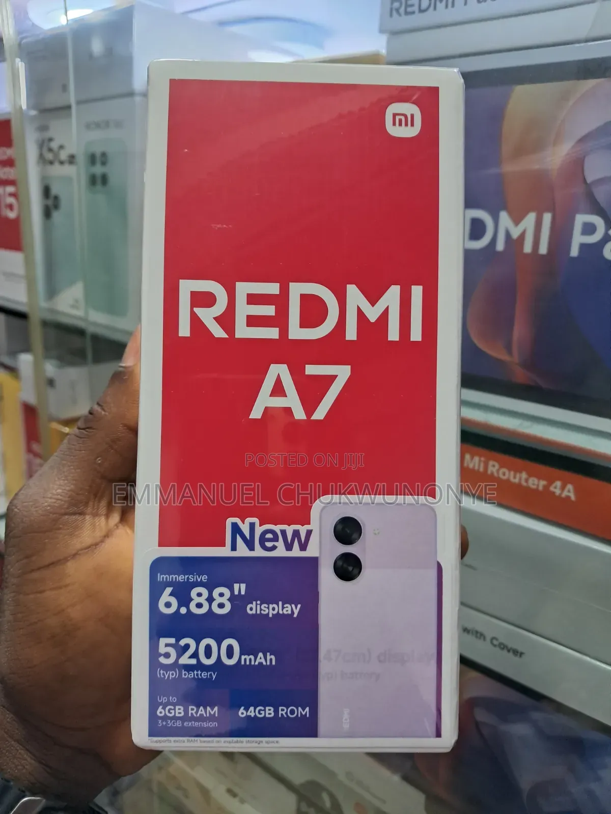 New Xiaomi Redmi A3 64 GB Black