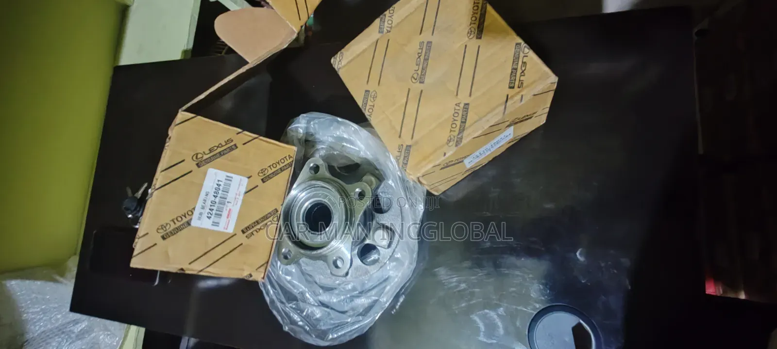 Complete Back Hub and Bearing Highlander 2008 to 2016 4x4