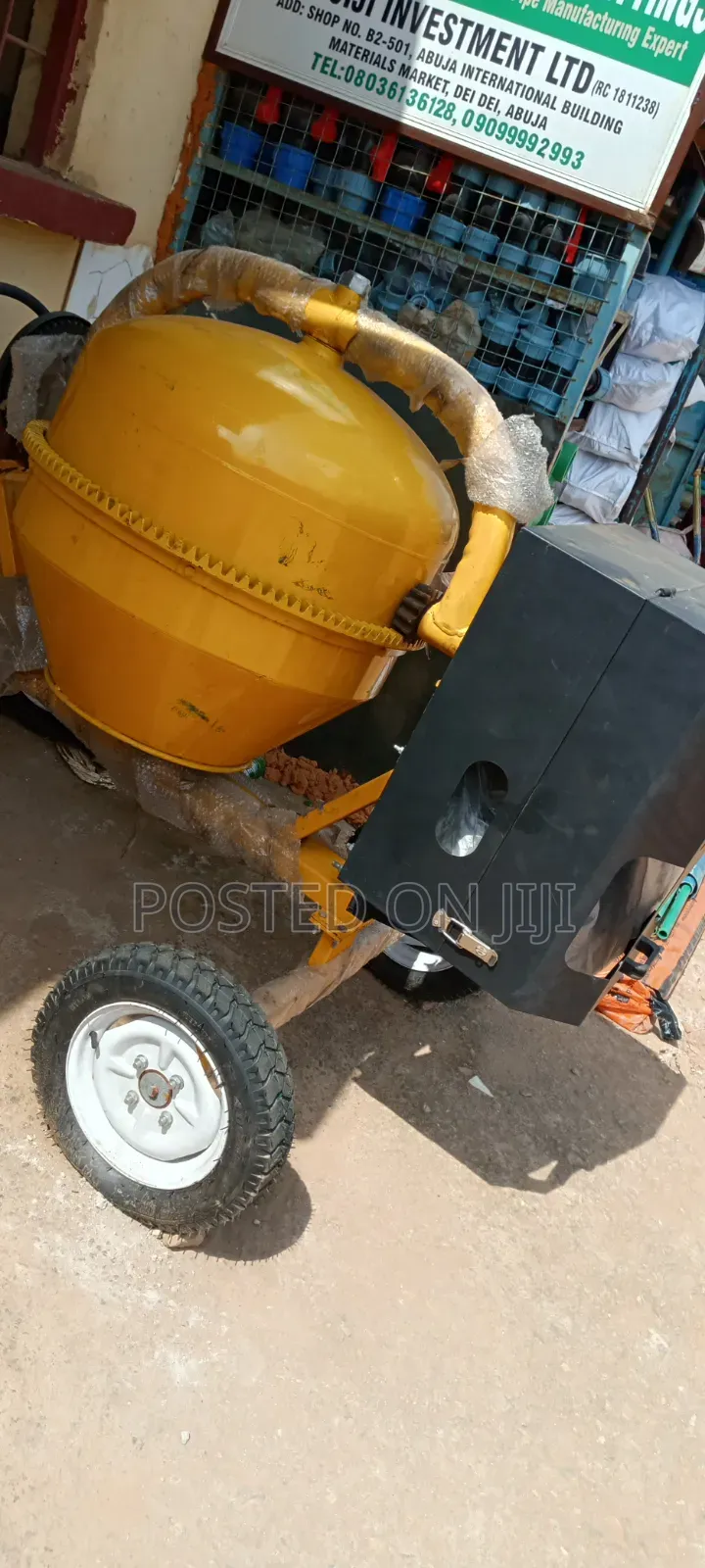 Concrete Mixer 400 Liters and Others Sizes Available