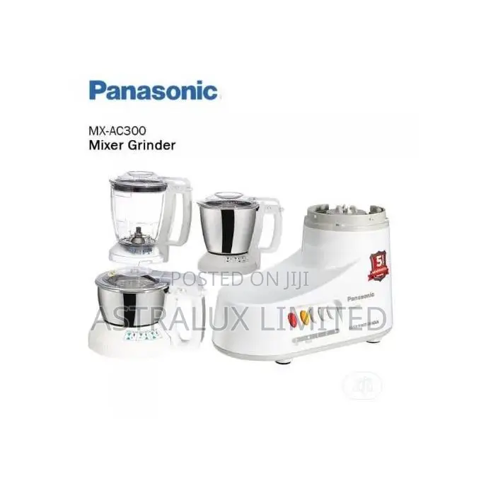 Panasonic Mixer Grinder, 1000w Mx-ac300