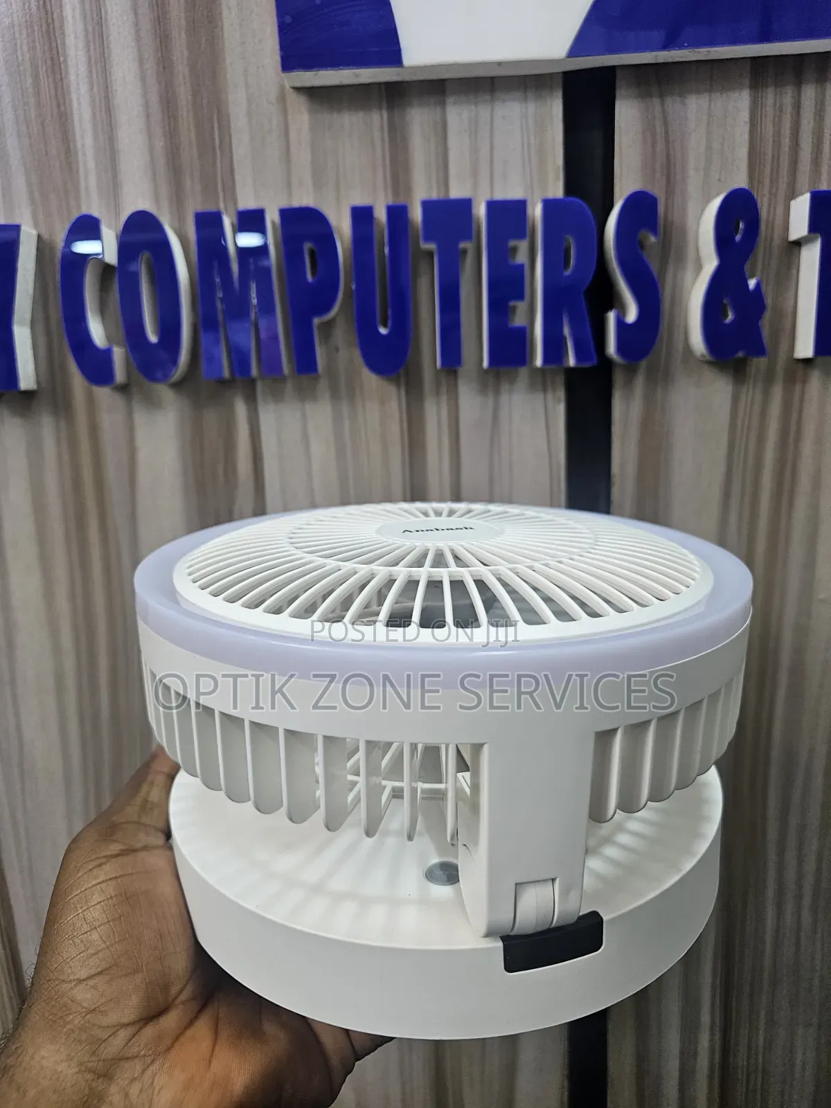 Anabash 8 Inches Rechargeable Table Fan With Remote