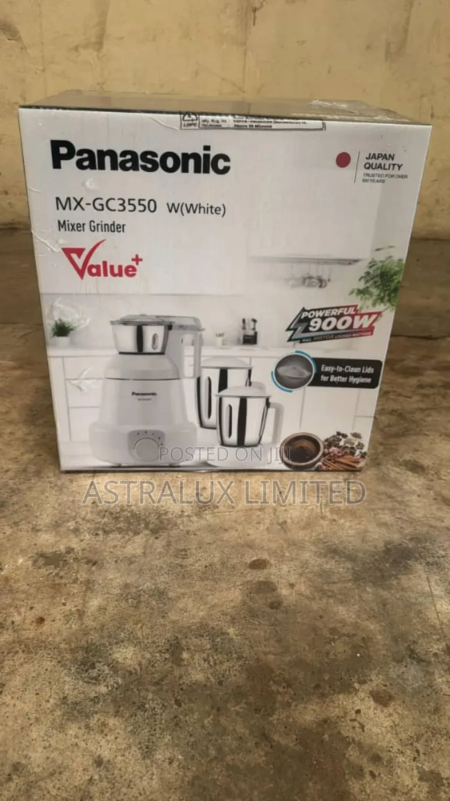 Panasonic Mixer and Grinder 550w Mx-Ge3550