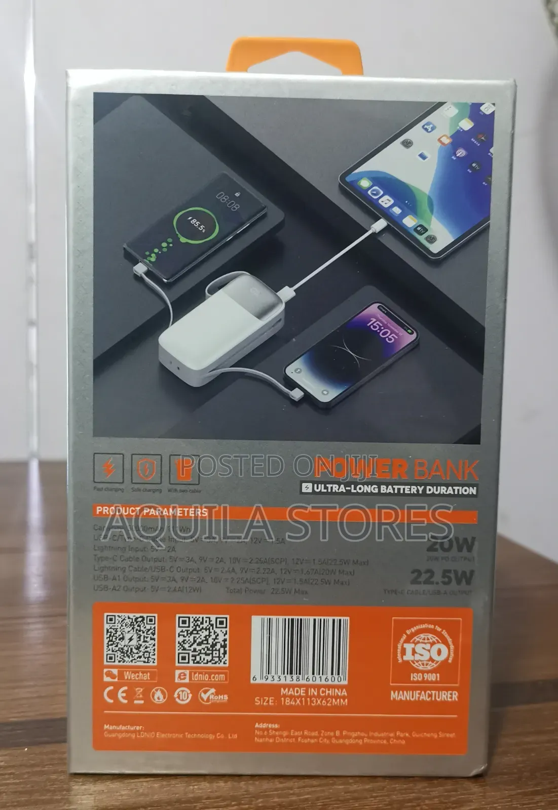 Ldnio Pq30 30000mah Power Bank