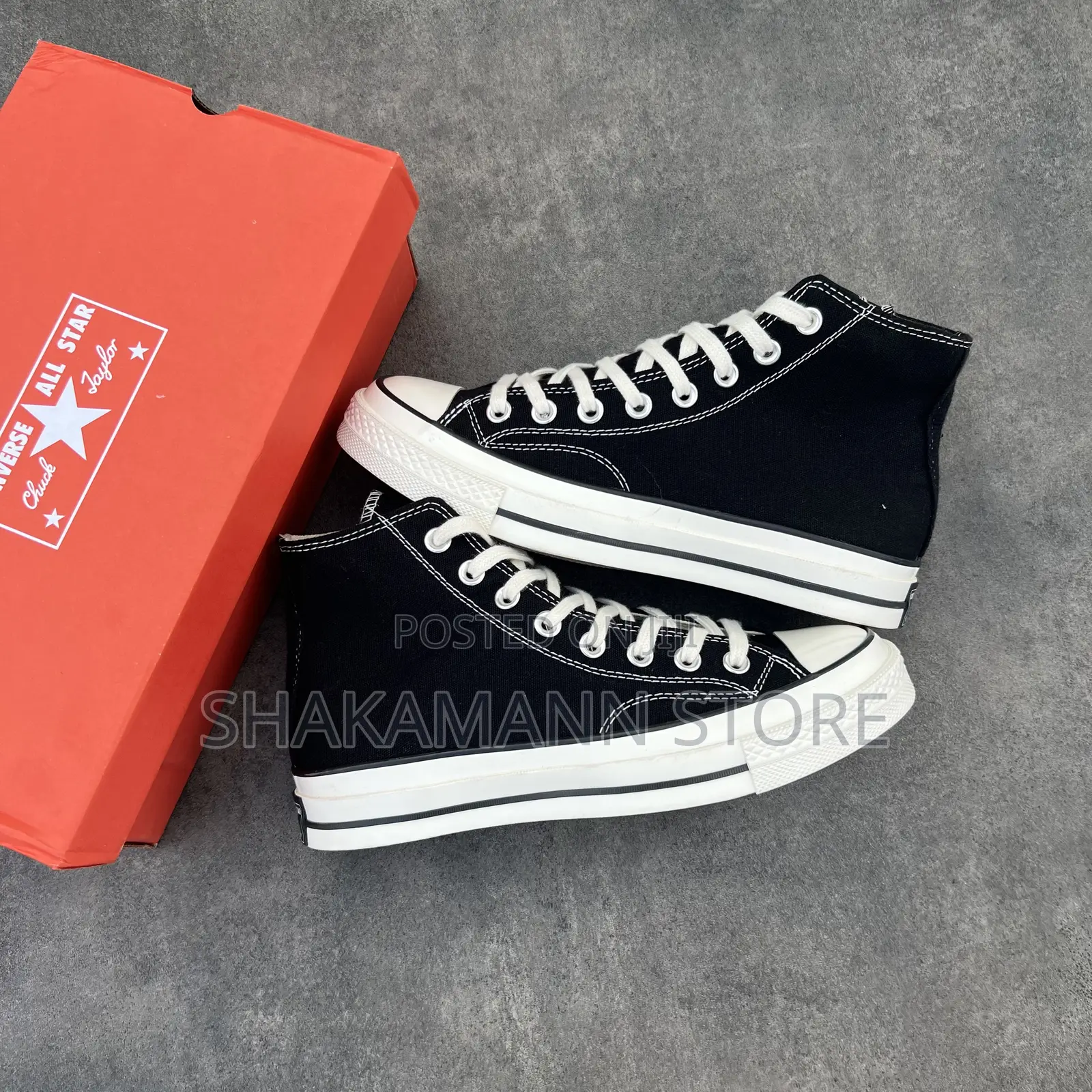Original Converse Black White Soles