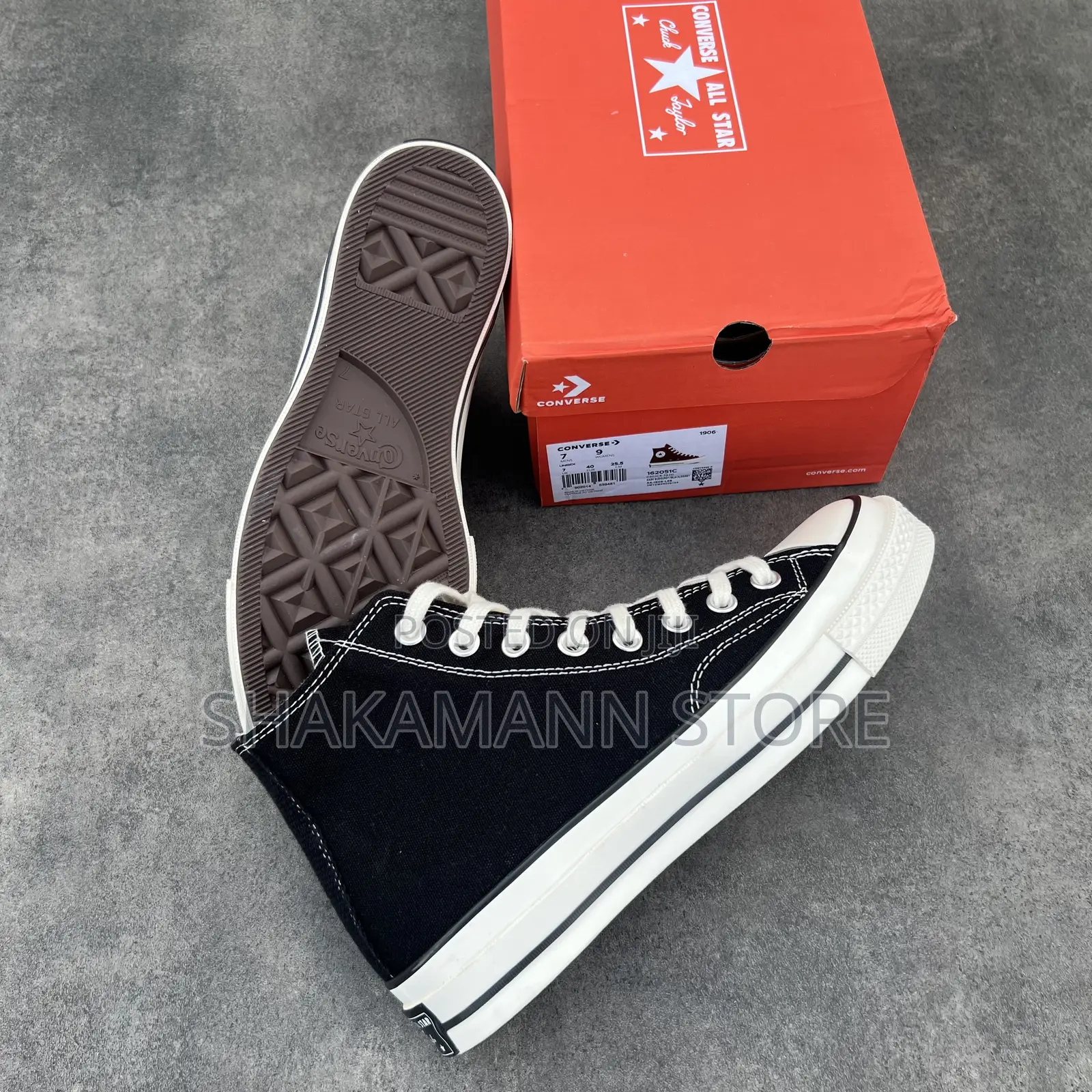 Original Converse Black White Soles