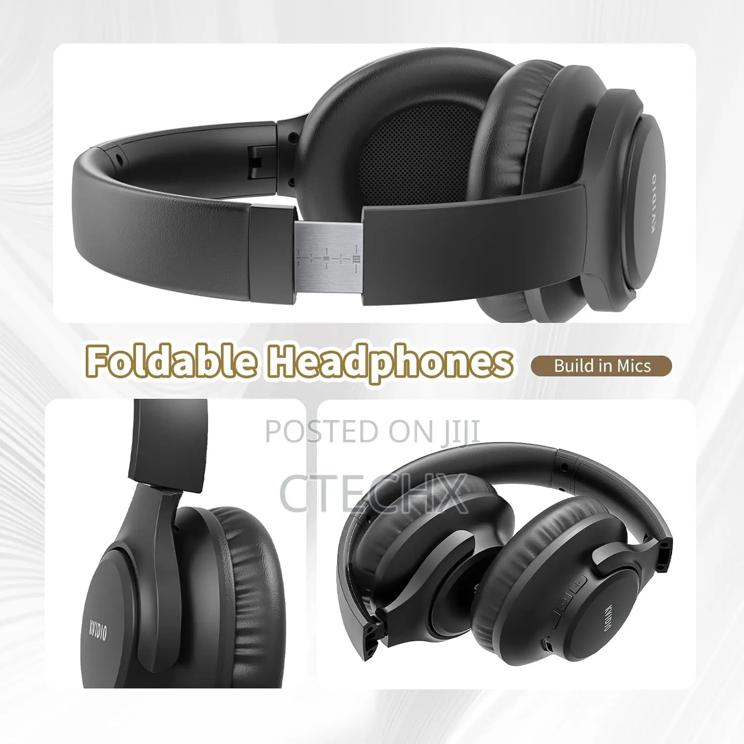 Kvidio Bluetooth Headphones Over Ear, 65 Hours Playtime