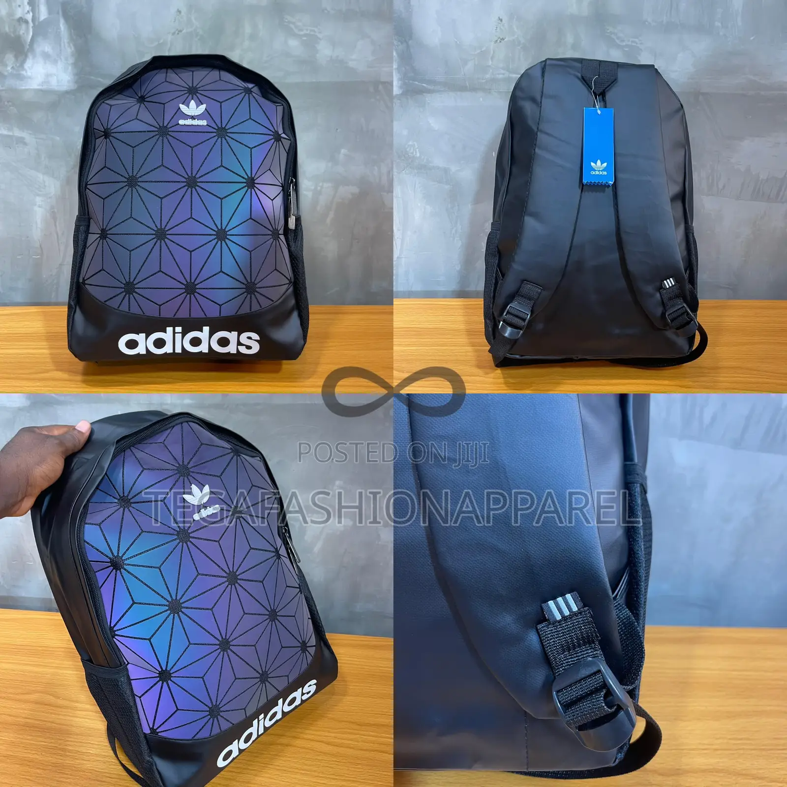 Adidas Leather Backpack
