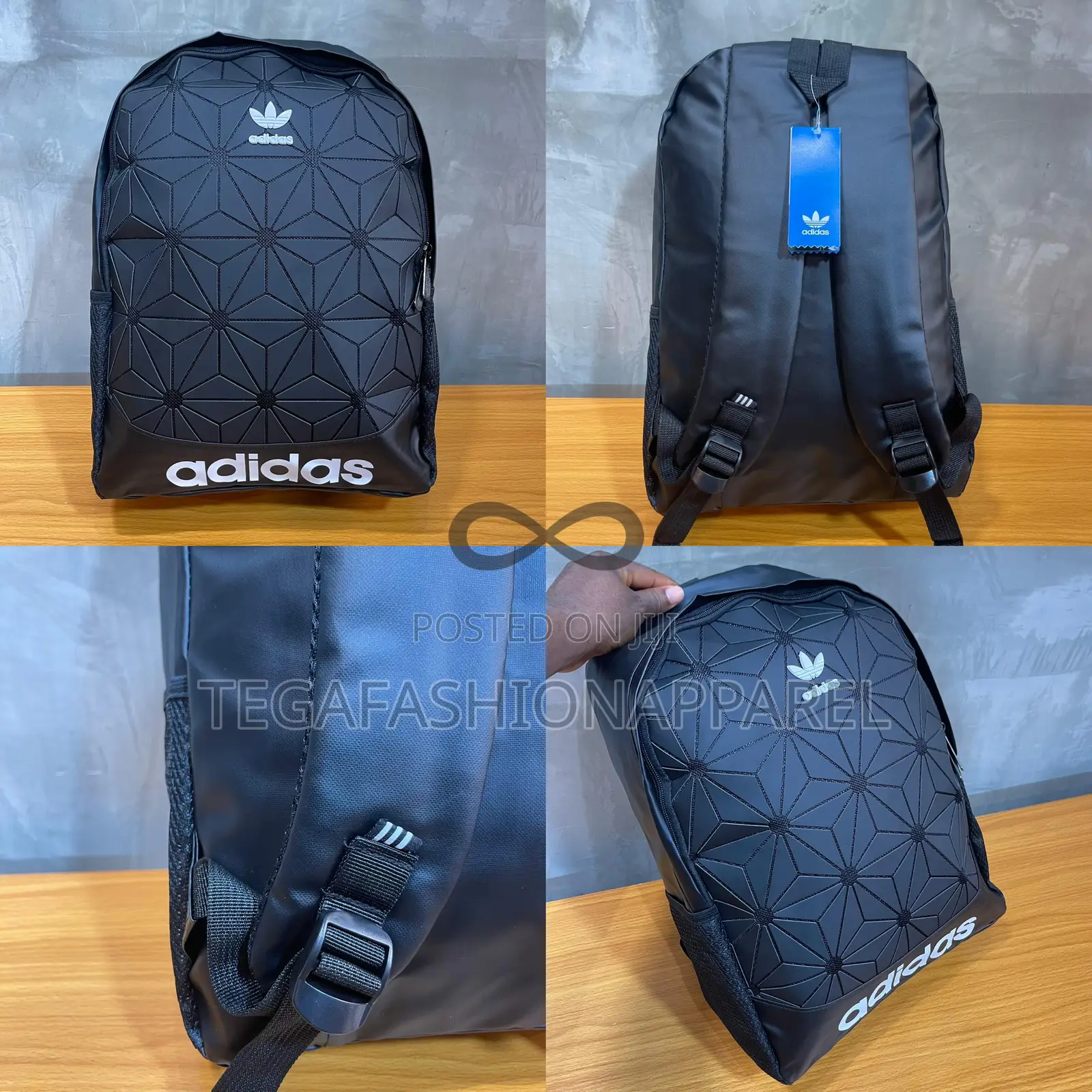 Adidas Leather Backpack