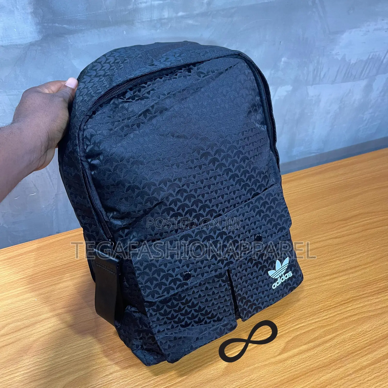 Adidas Leather Backpack