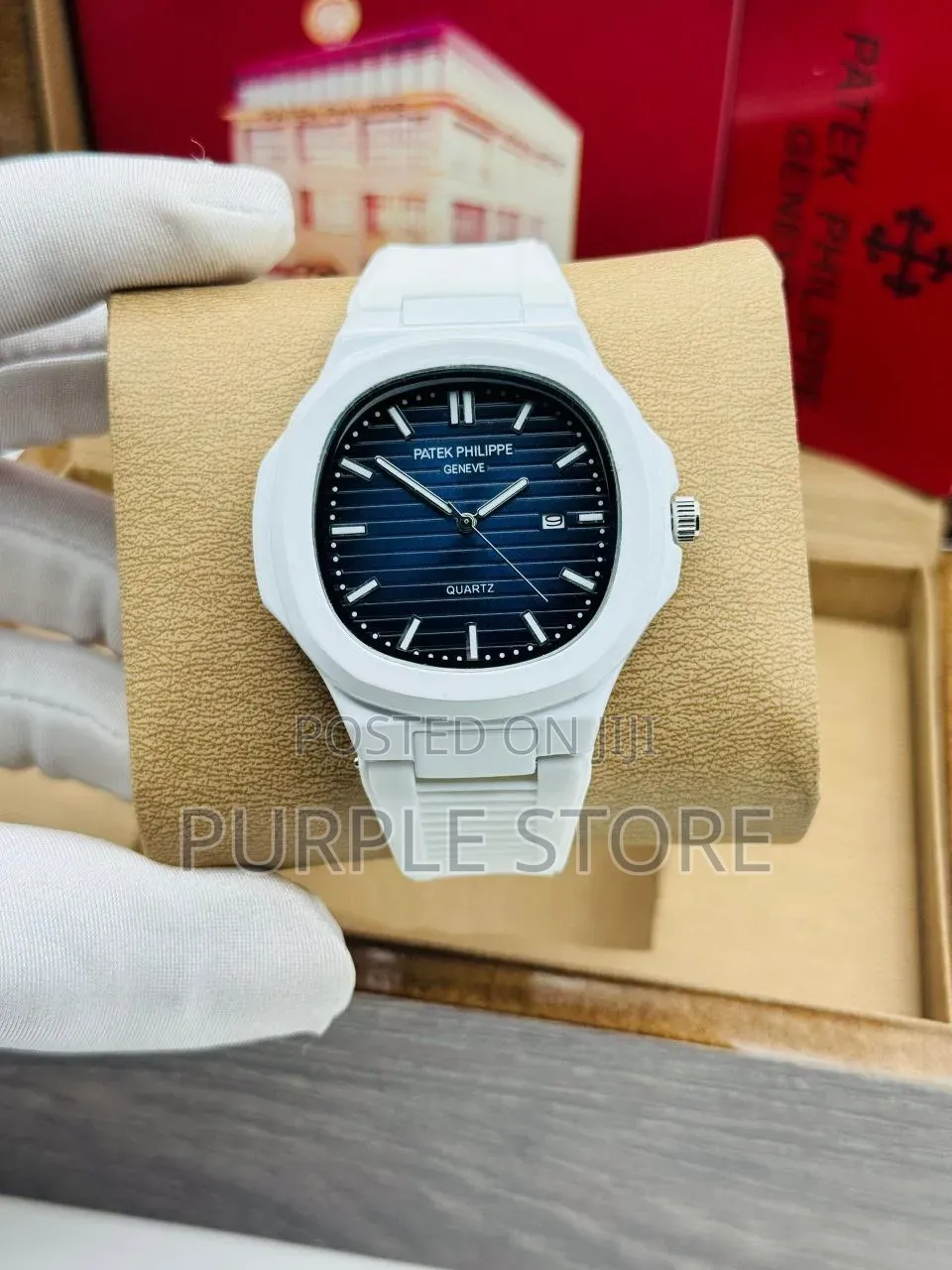 Patek Philippe White Bezel Unisex Watch in Different Colors