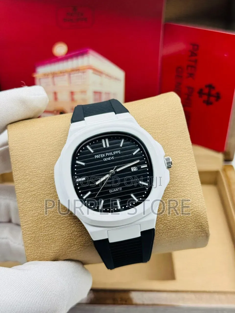 Patek Philippe White Bezel Unisex Watch in Different Colors