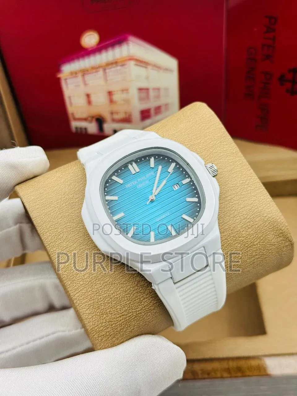 Patek Philippe White Bezel Unisex Watch in Different Colors