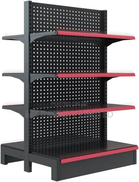 Double Sided Supermarket Shelves