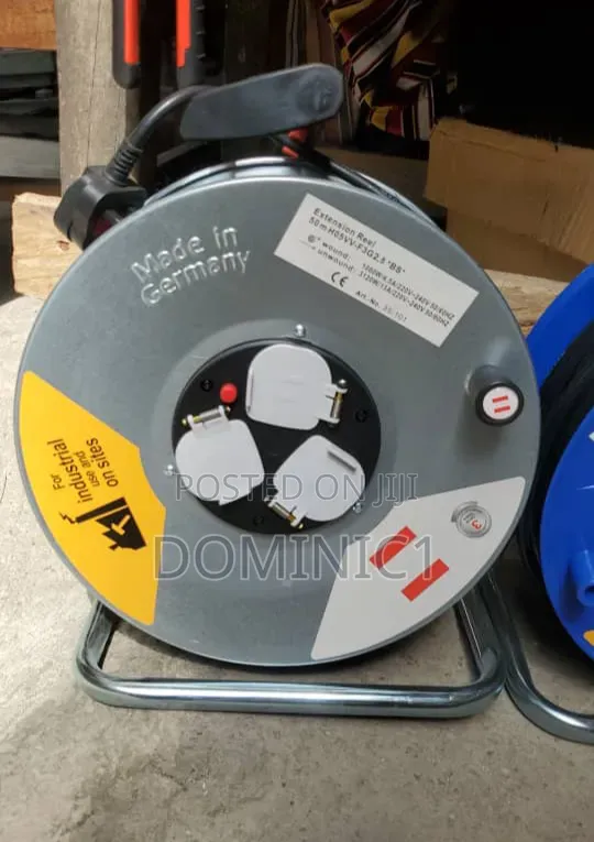 50m Heavy-Duty Industrial Extension Cable Reel 2.5 Thickness