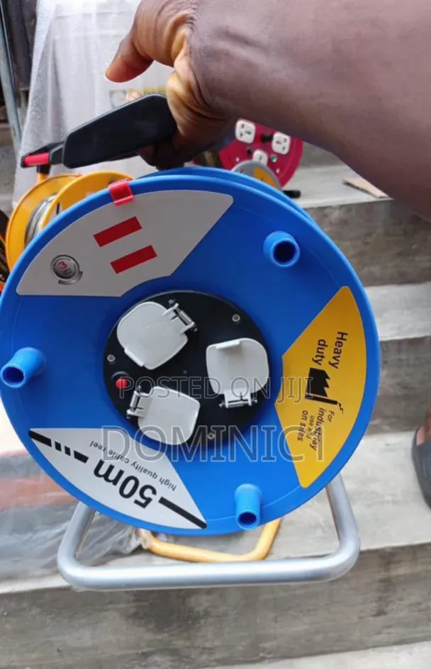 50m Heavy-Duty Industrial Extension Cable Reel 2.5 Thickness