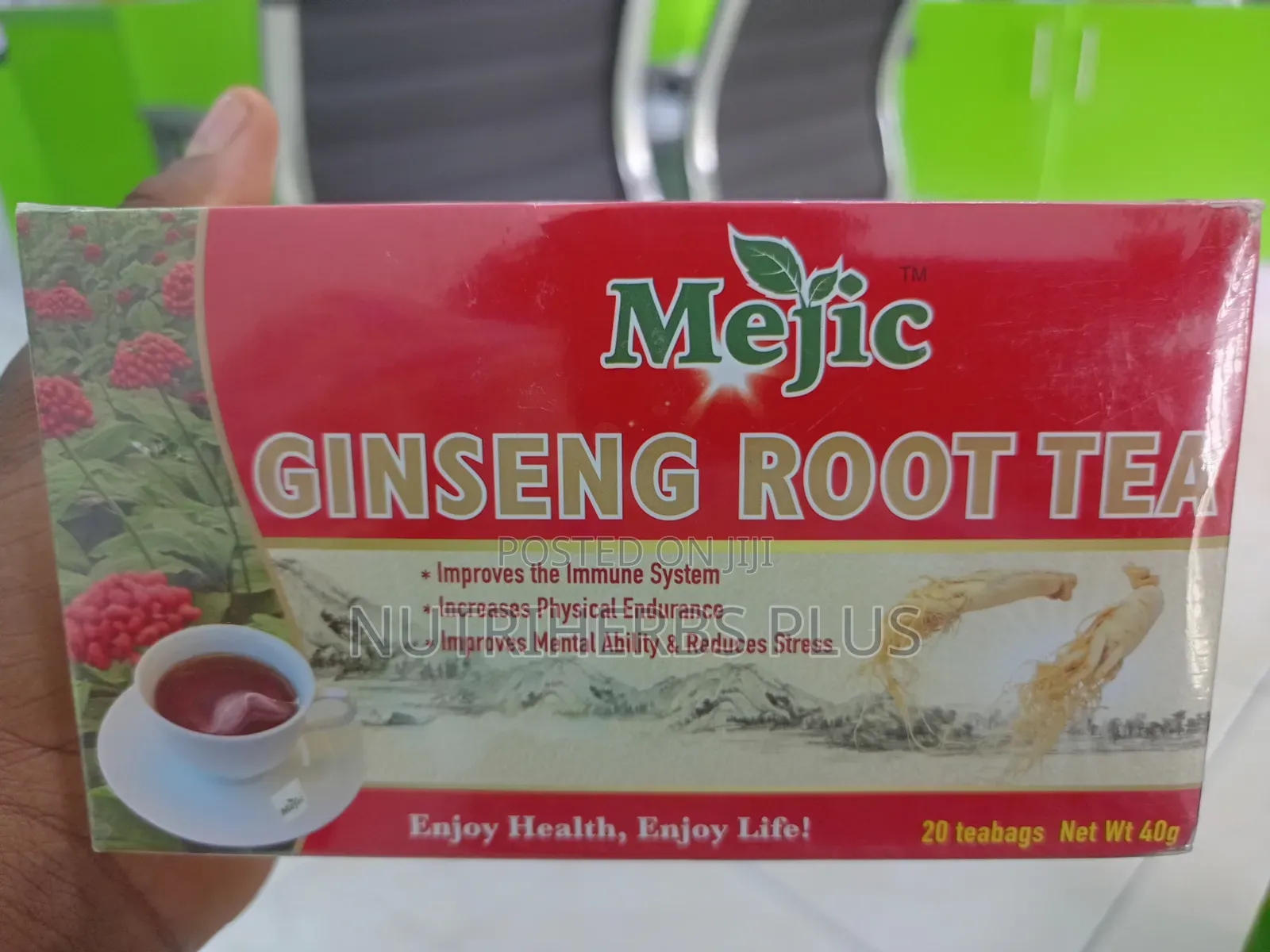 Mejic Ginseng Root Tea: Promotes Vitality and Overall Wellness.