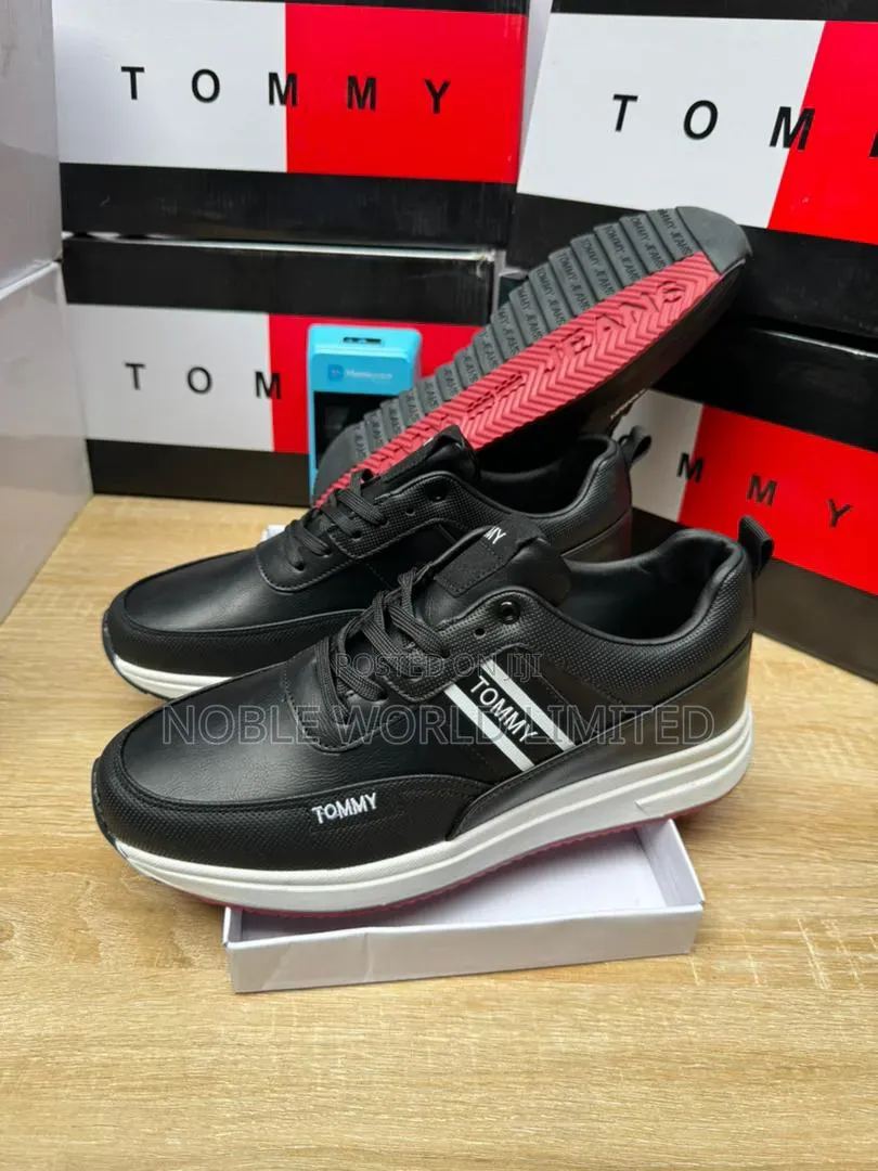 Tommy Hilfiger Black Men's Shoes Aku 7i