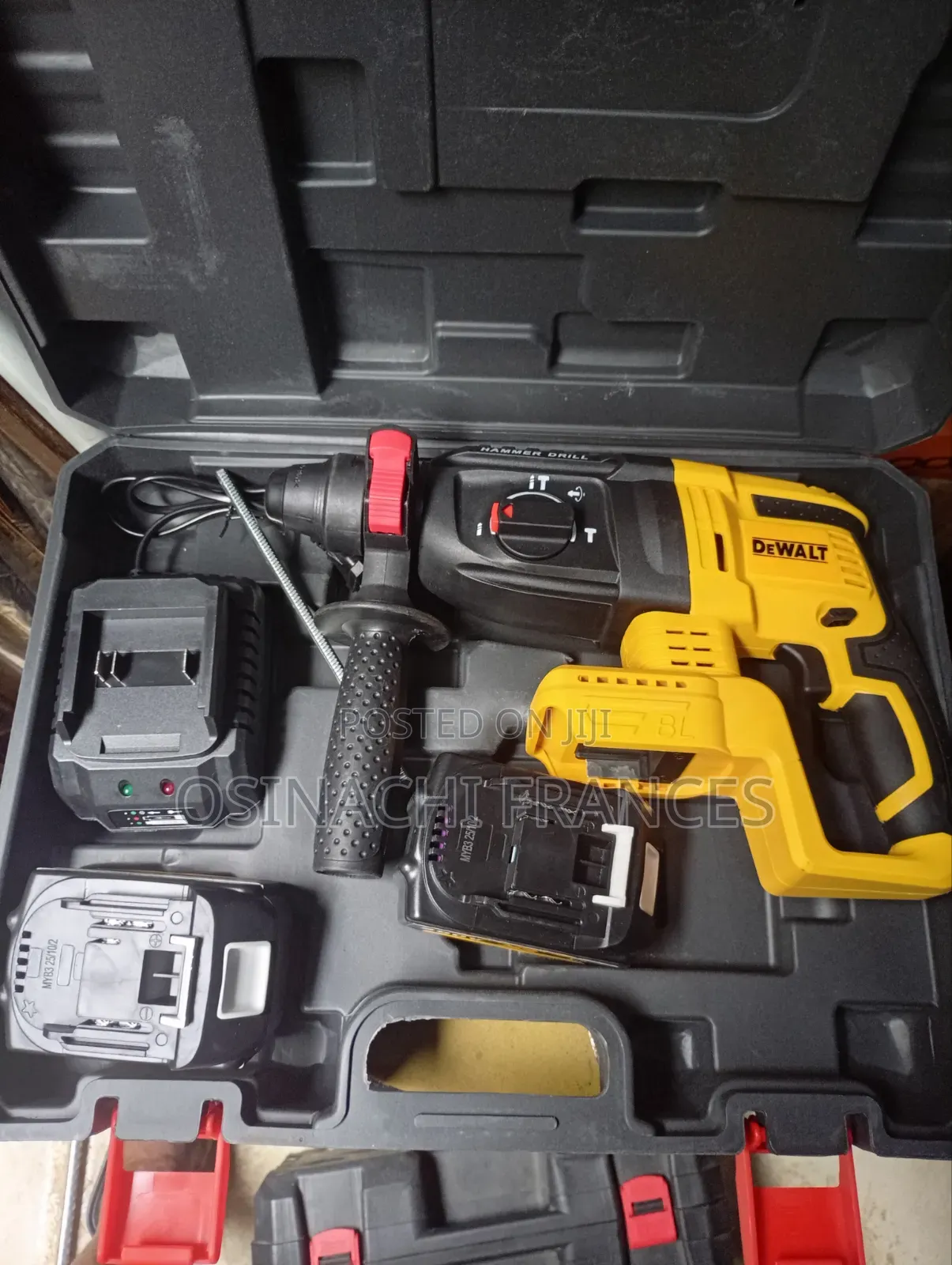 Dewalt Rotary Hammer Drill Machine Cordless With 2 Battery