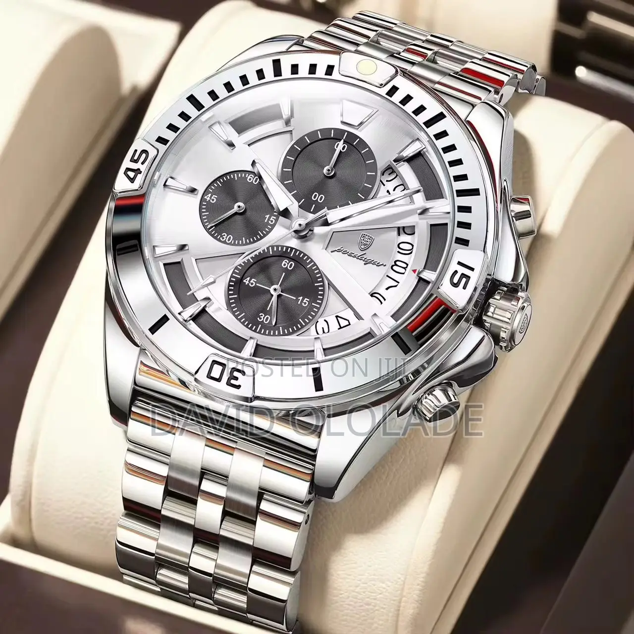 Poedegar Chain for Men Strong Luminous Watch