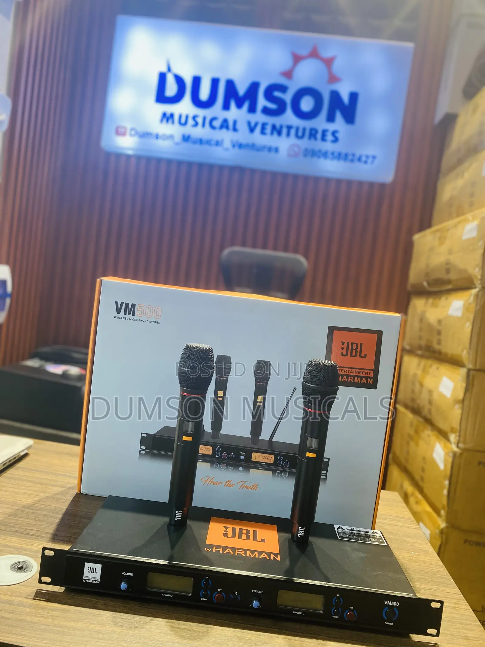 JBL Vm-500 Professional Wireless Microphone