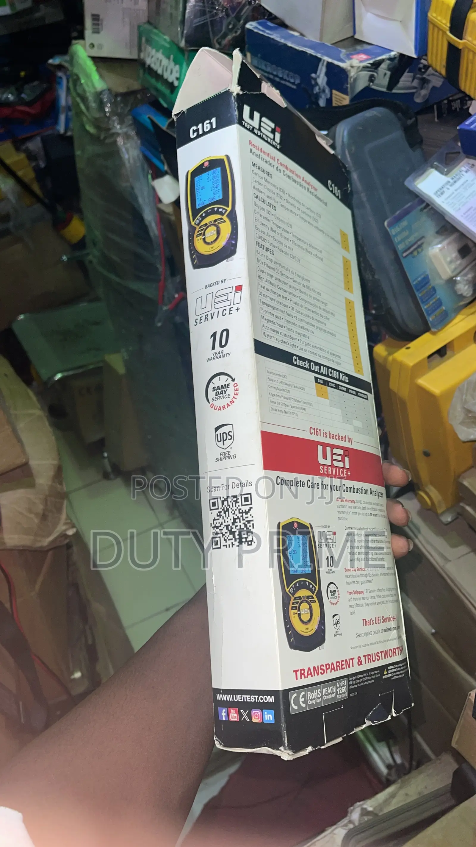 Uei C161 Residential Combustion Analyzer