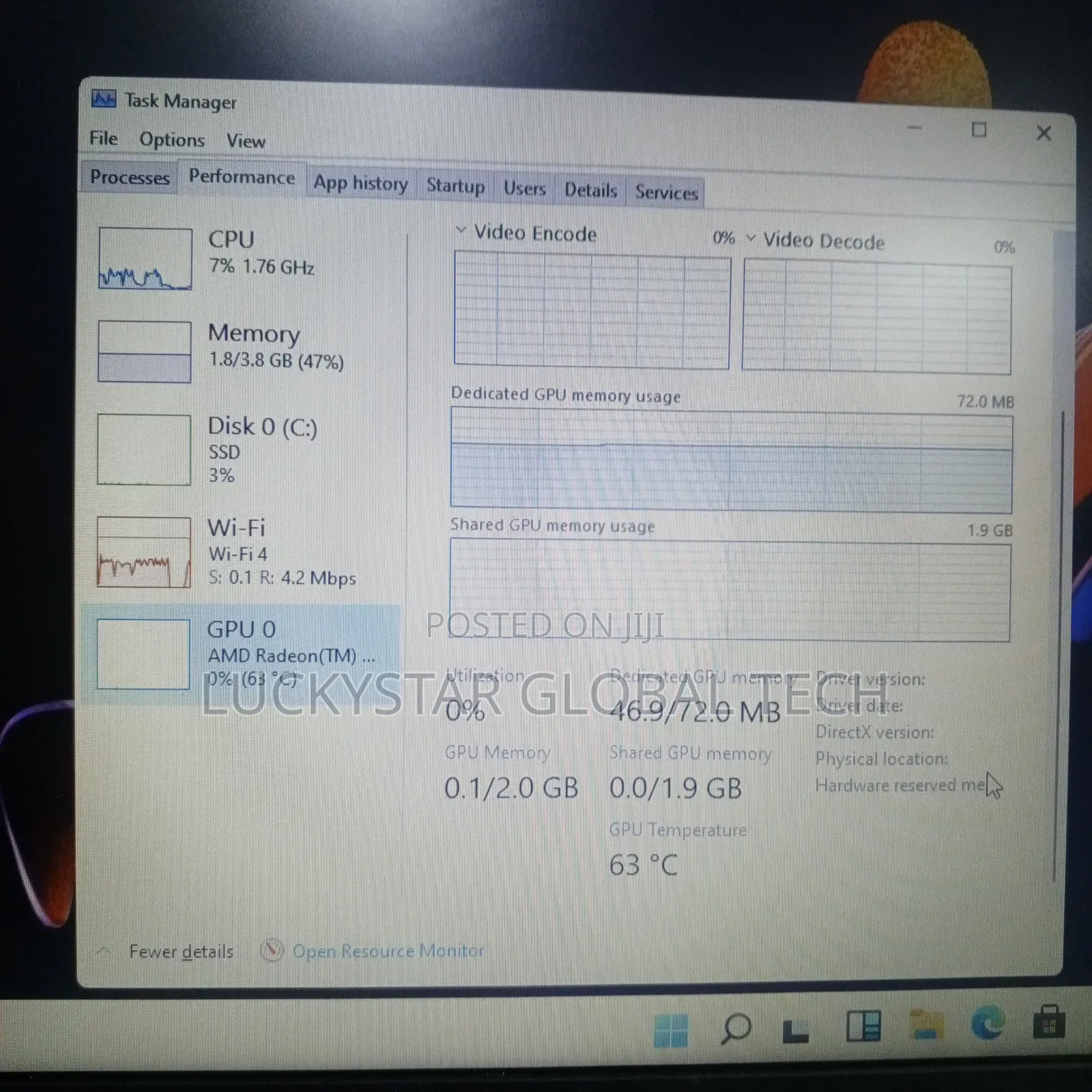 Laptop Lenovo IdeaPad 330 4GB AMD Ryzen 5 SSD 128GB