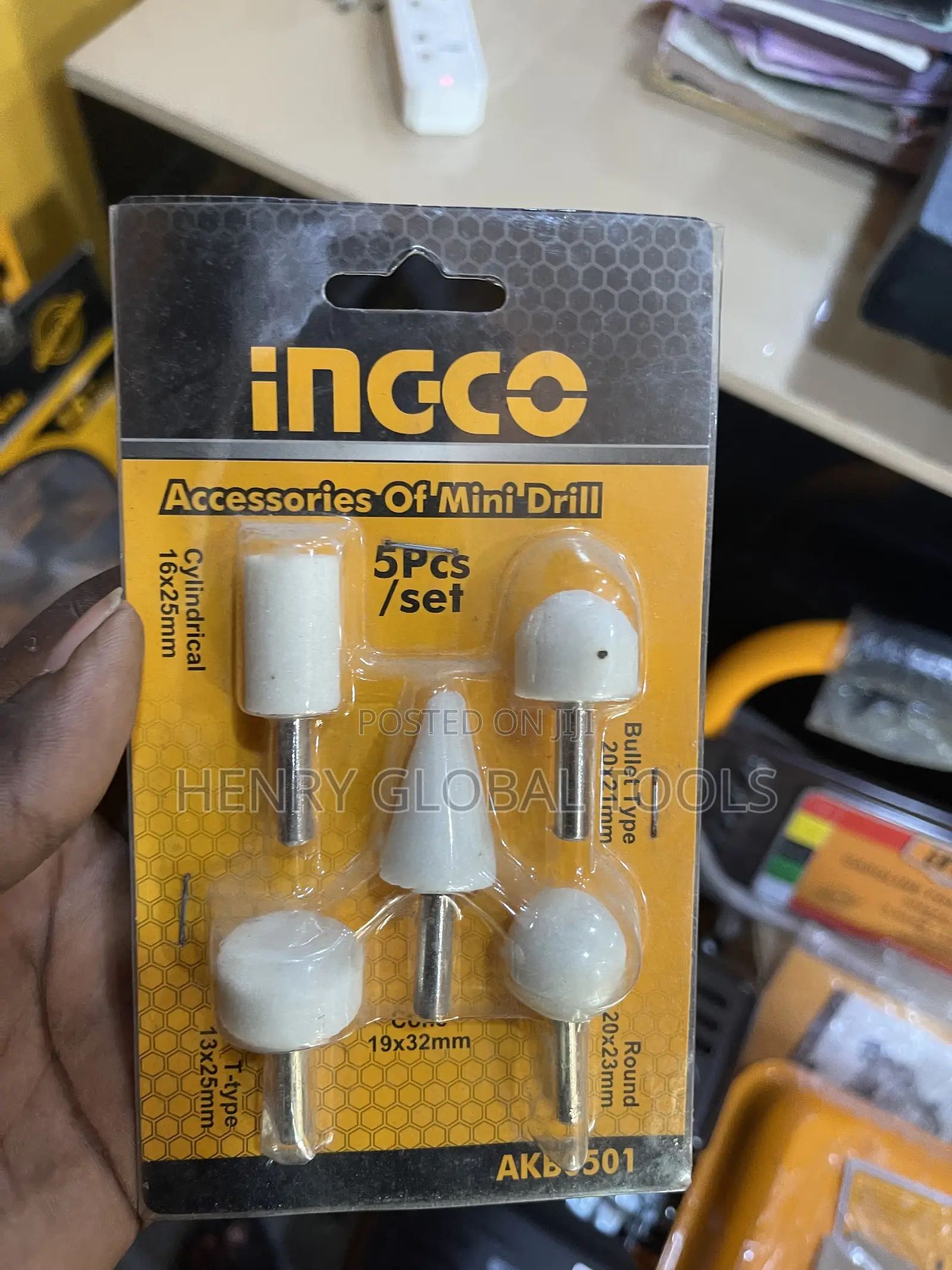 Ingco Mini Grinding Stone Assorted Set of Bit Stone