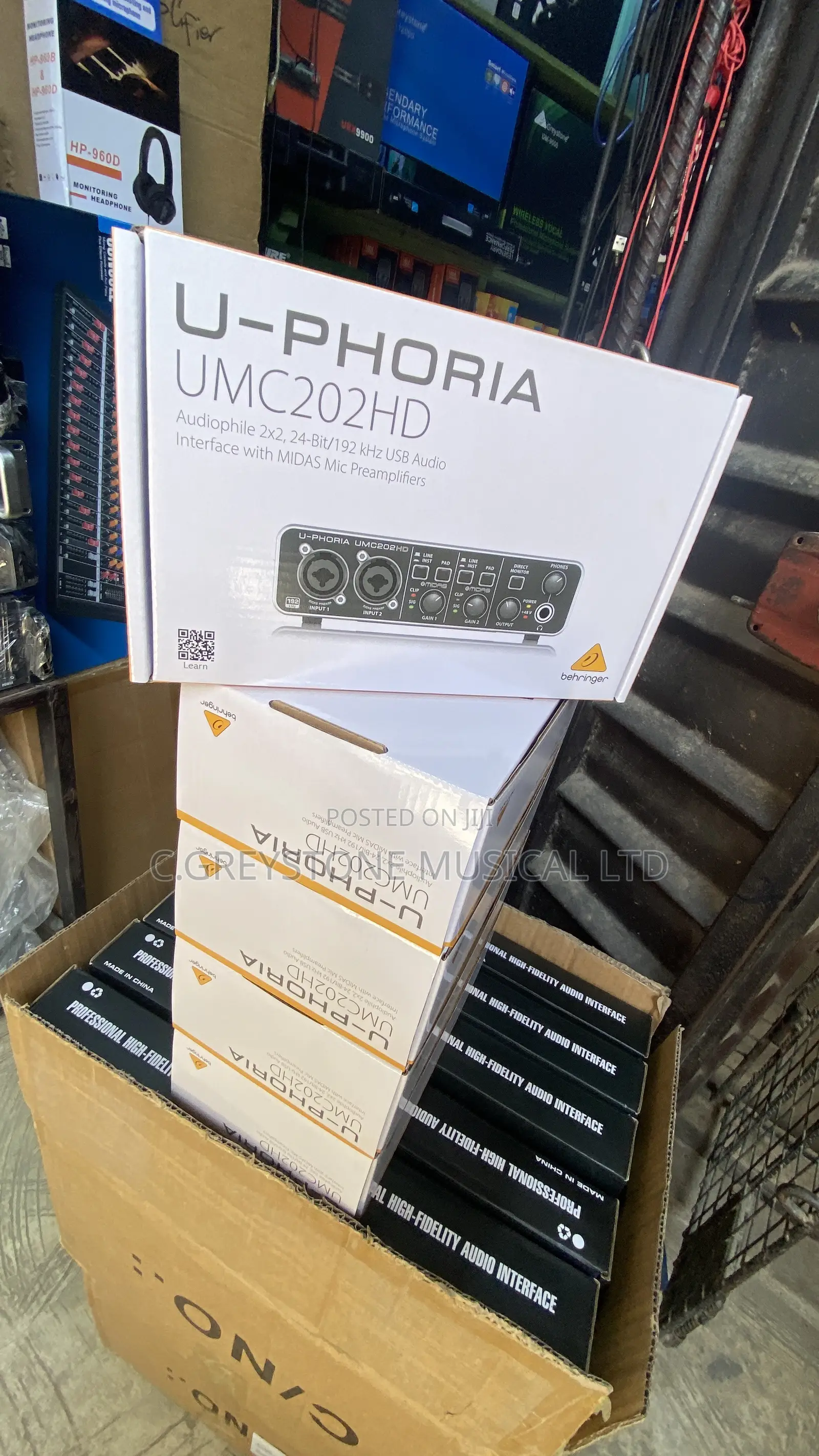Sound Card Umc202hd Behringer