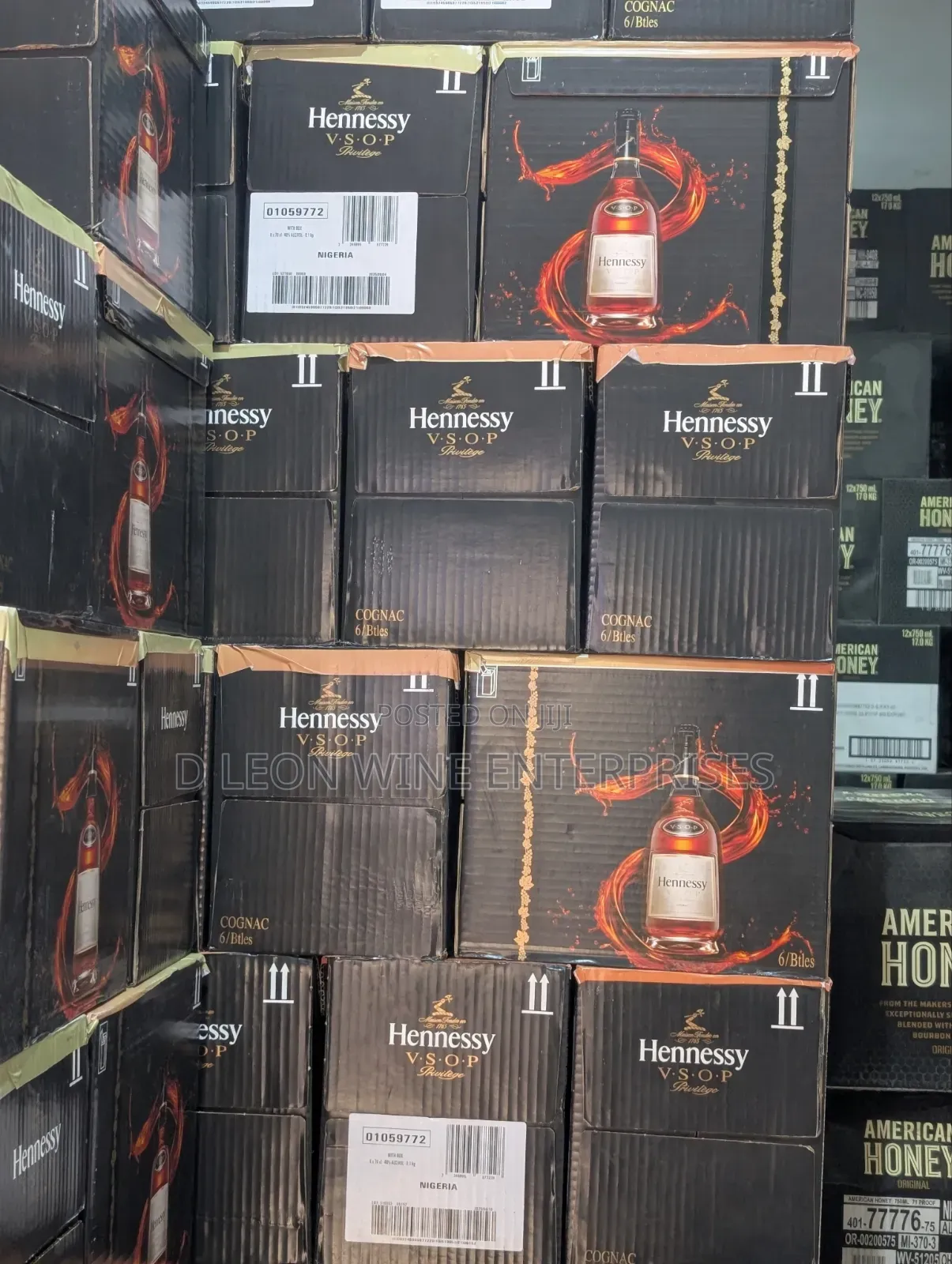 Hennessy Vsop Cartoon by ( 12 Bottles )
