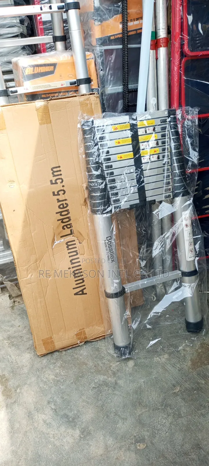 5.5mtrs Heavy Duty Aluminium Telescopic Ladder
