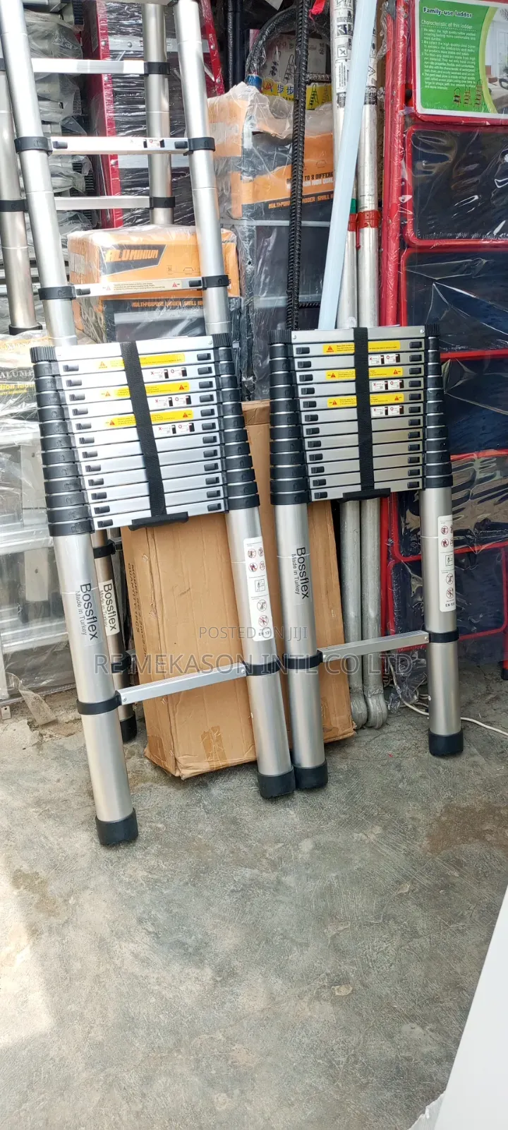 5.5mtrs Heavy Duty Aluminium Telescopic Ladder