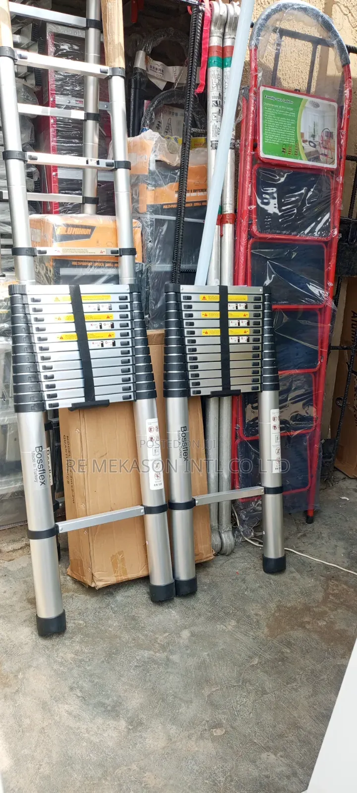 5.5mtrs Heavy Duty Aluminium Telescopic Ladder