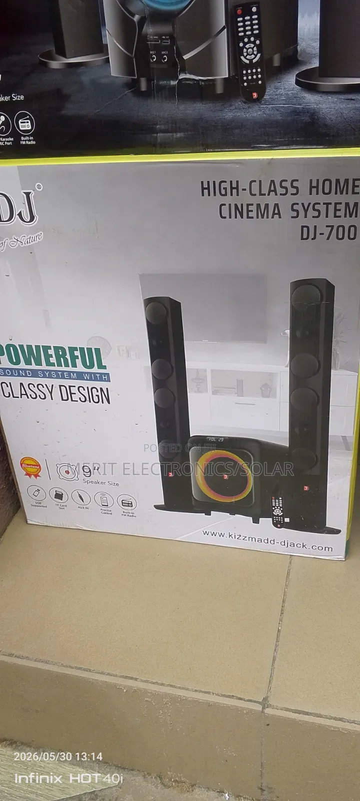 Classic Home Theatre With a Loud Sound Bass