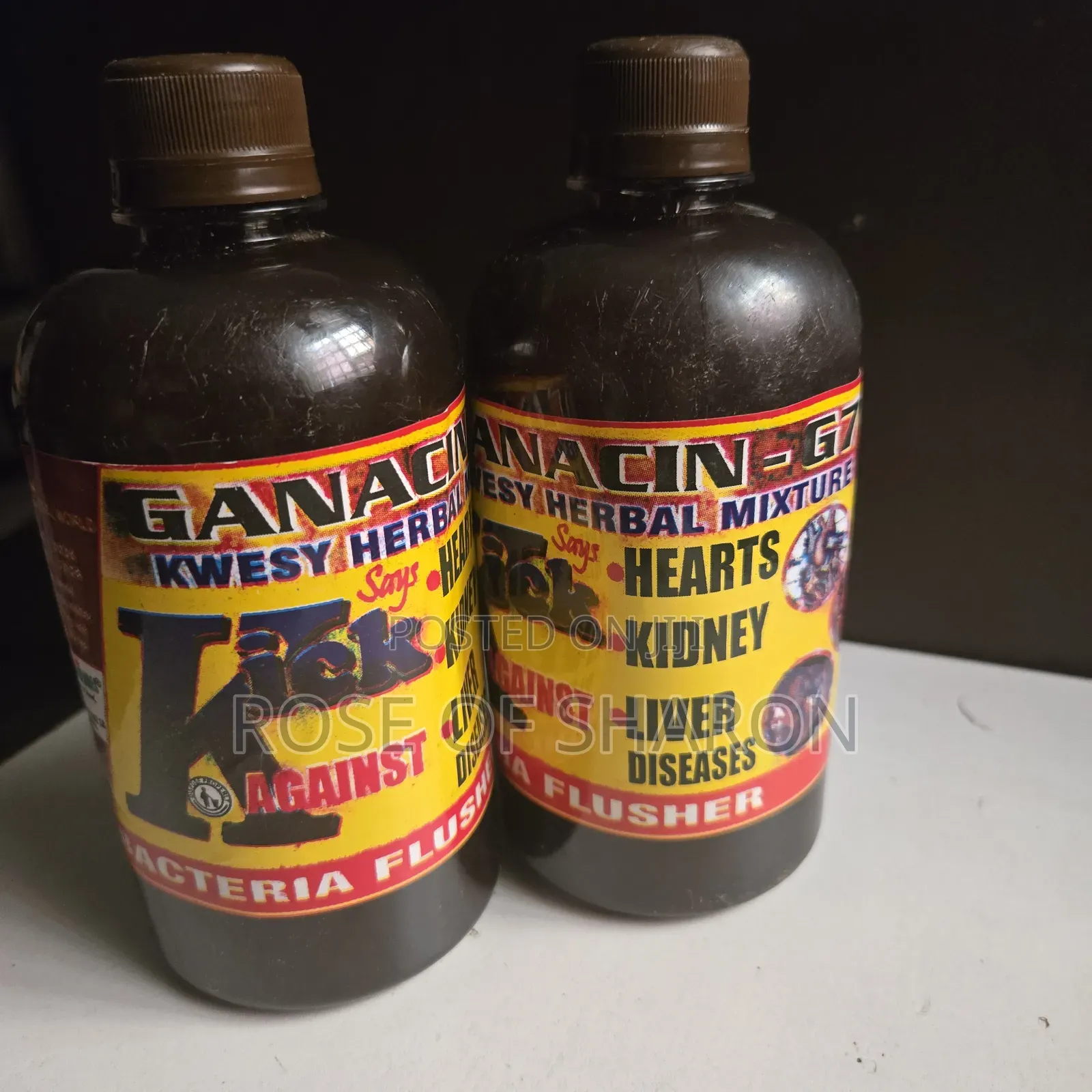 Ganacin G7 Herbal Mixture Kick Against Heart, Kidney Liver Diseases
