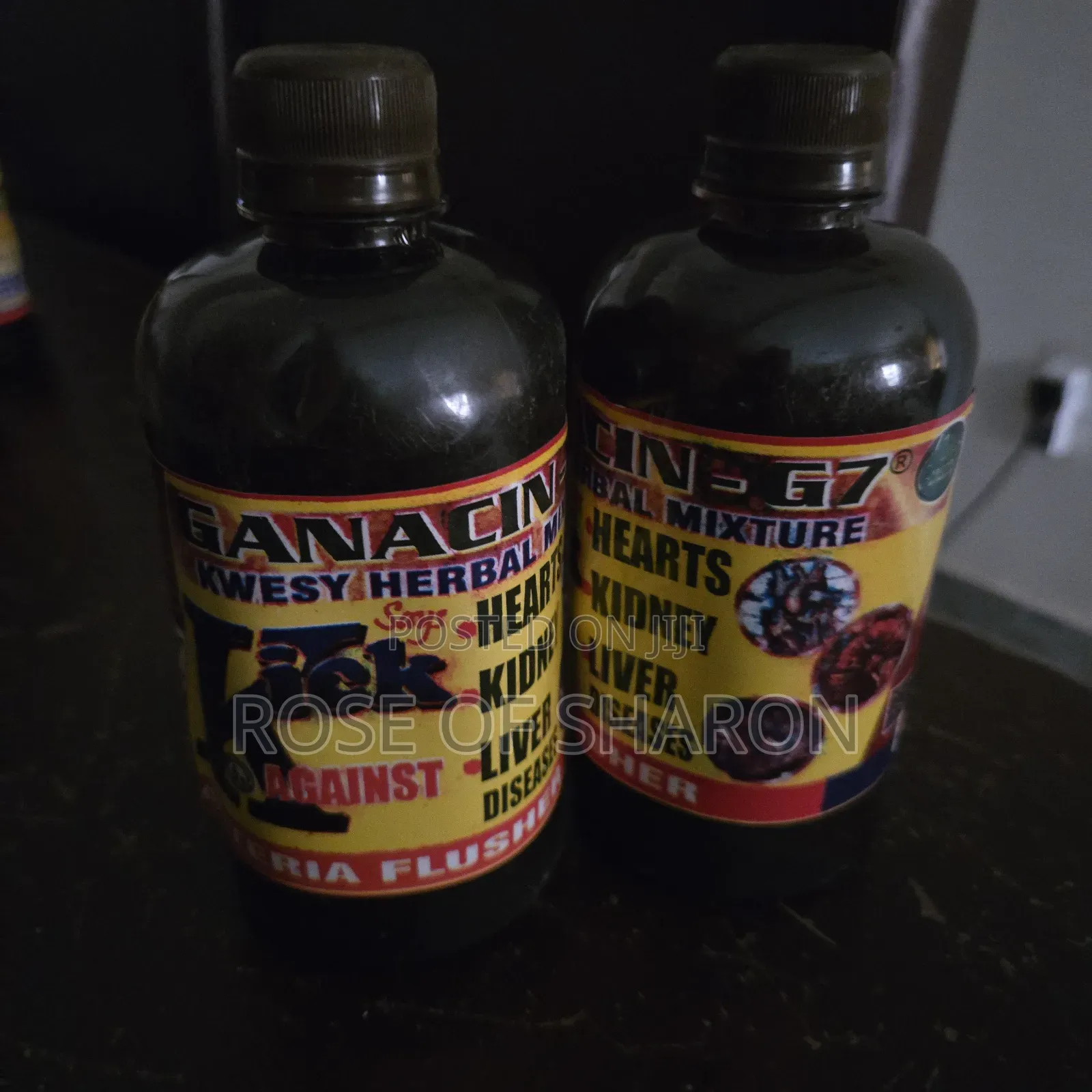 Ganacin G7 Herbal Mixture Kick Against Heart, Kidney Liver Diseases
