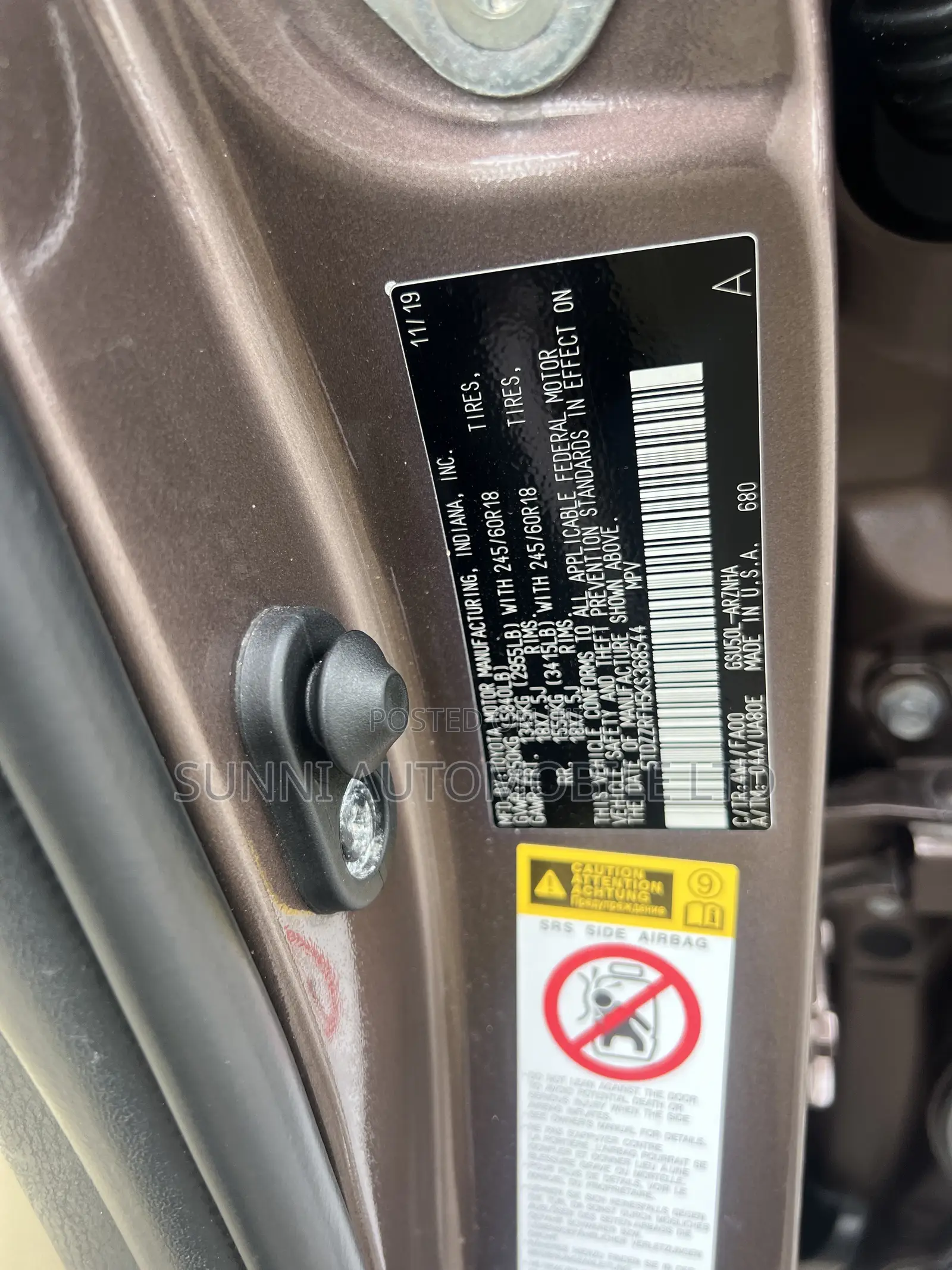Toyota Highlander 2019 Gray