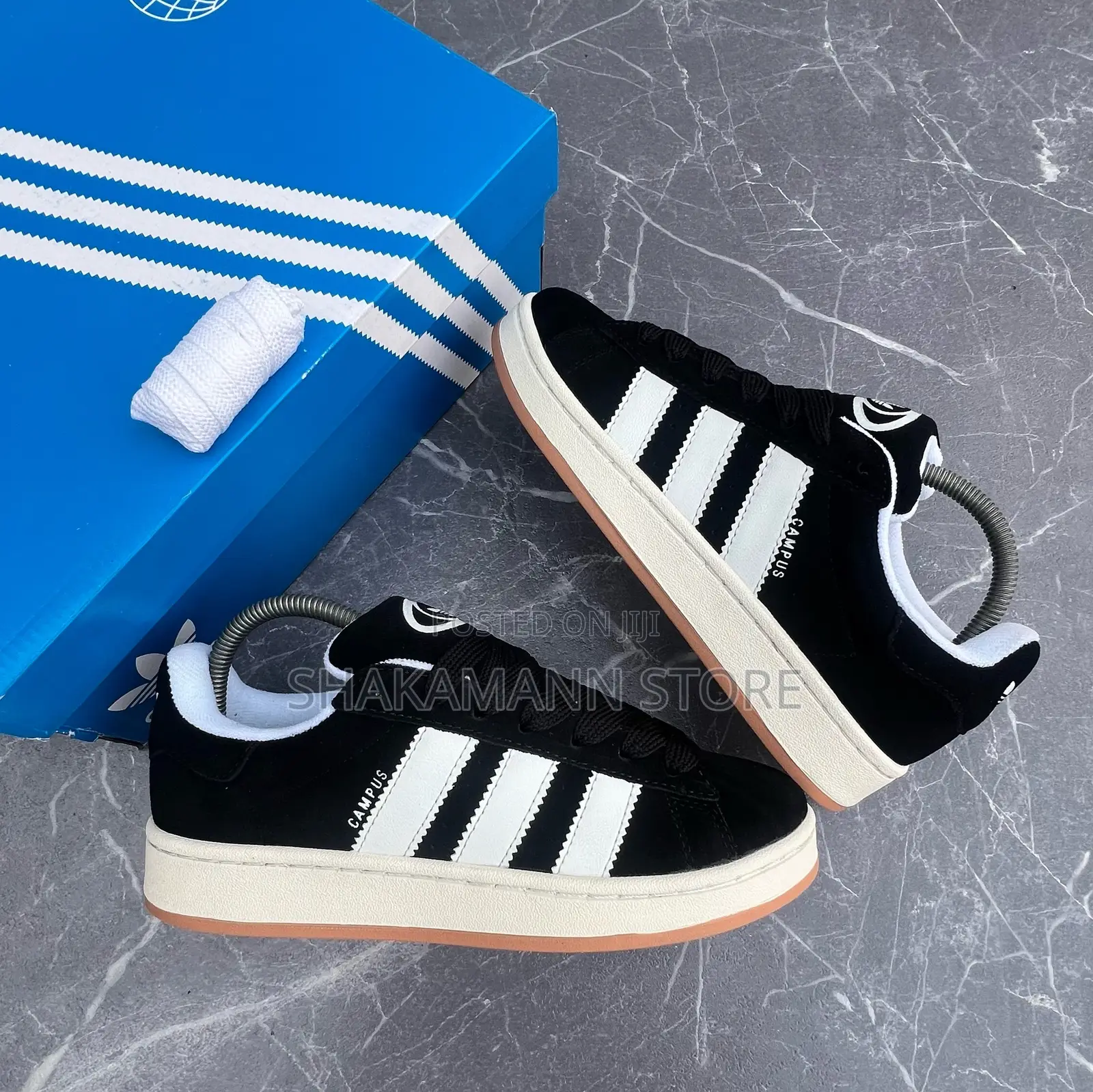 Original Adidas Campus White Black