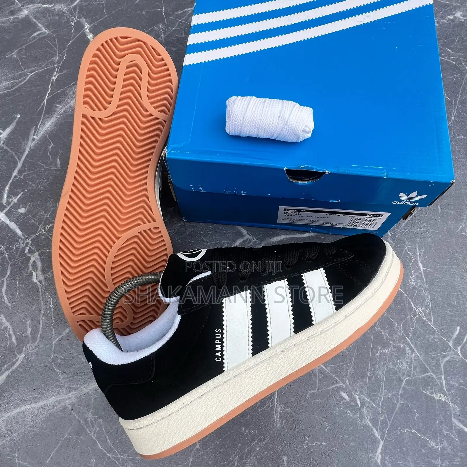 Original Adidas Campus White Black