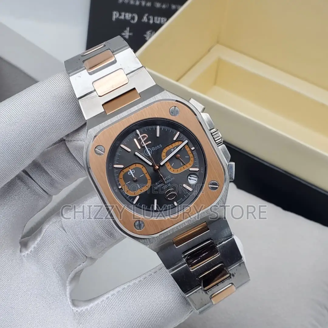 Bell Ross Quality Luxury Automatic Engine Wristwatch