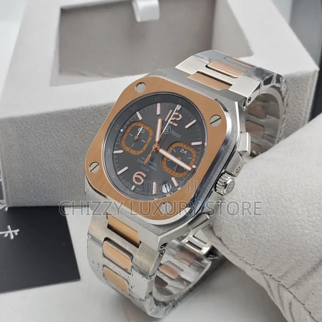 Bell Ross Quality Luxury Automatic Engine Wristwatch