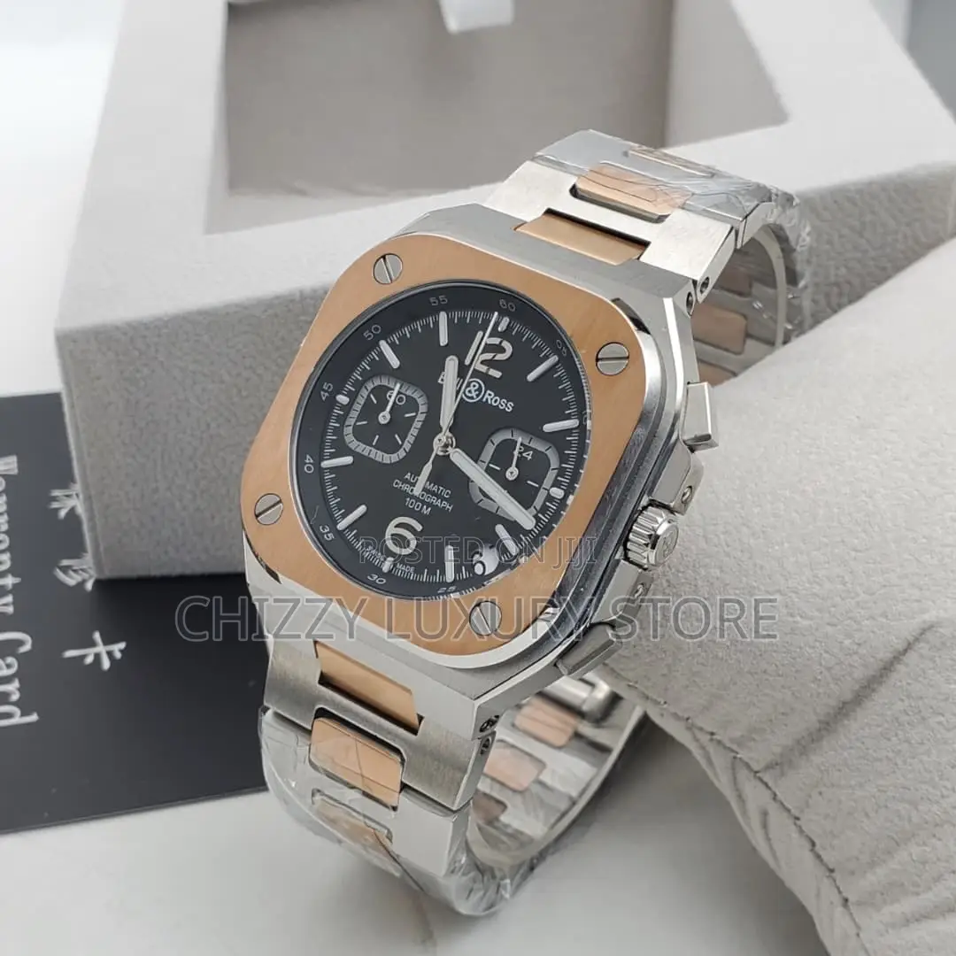 Bell Ross Quality Luxury Automatic Engine Wristwatch