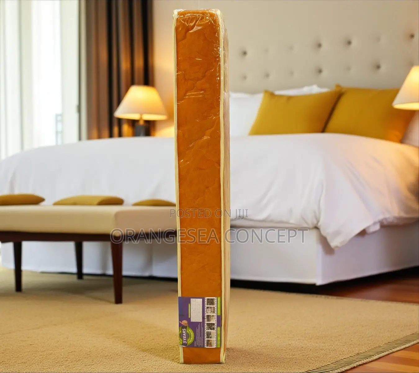 4.5x6x8 Semi Orthopaedic Mattress. (Payment on Delivery Within Lagos)