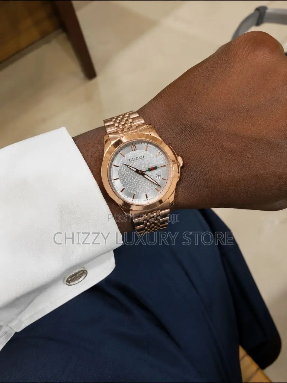 Gucci Quality Luxury Men Automatic Engine Wristwatch