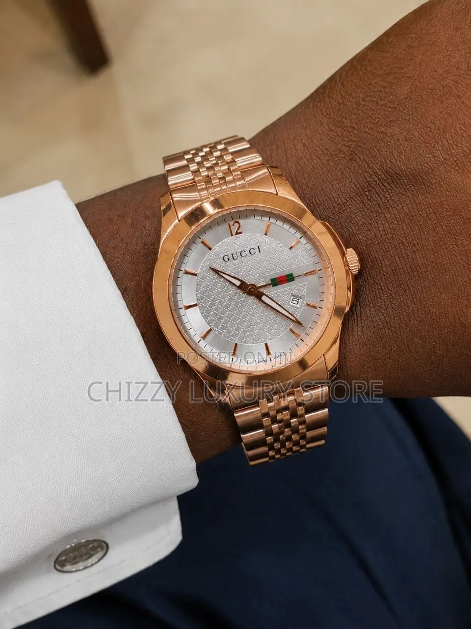 Gucci Quality Luxury Men Automatic Engine Wristwatch